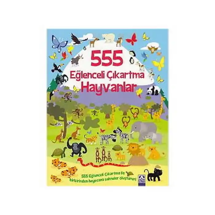 555 EĞLENCELİ ÇIKARTMA - HAYVANLAR