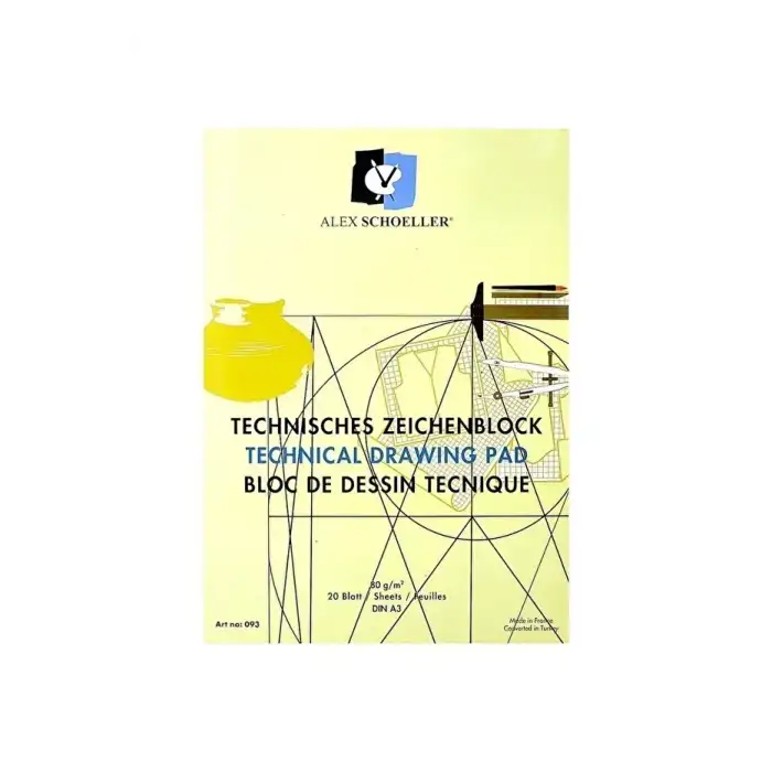 A3 Teknik Resim Defteri 80 Gr - Teknik Çizim Boğu Dikey 8691734075093,