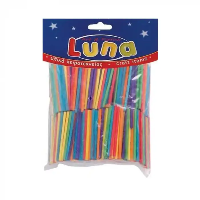 Renkli Ahşap Çubuklar 50mm 1000li Lna0601648