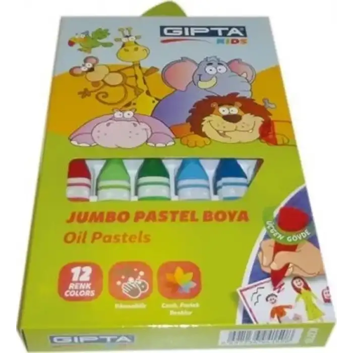 Pastel Boya - Jumbo Yıkanabilir 14mm - 12 Renk_x000d_
pa