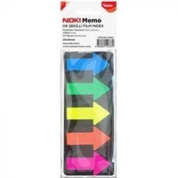 Noki Index Ok Şekilli Film Kendinden Yapışkanlı Not Kağıdı12052