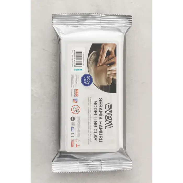 EVENT SERAMİK HAMURU - SERAMİK KİLİ 500GR - BEYAZ
