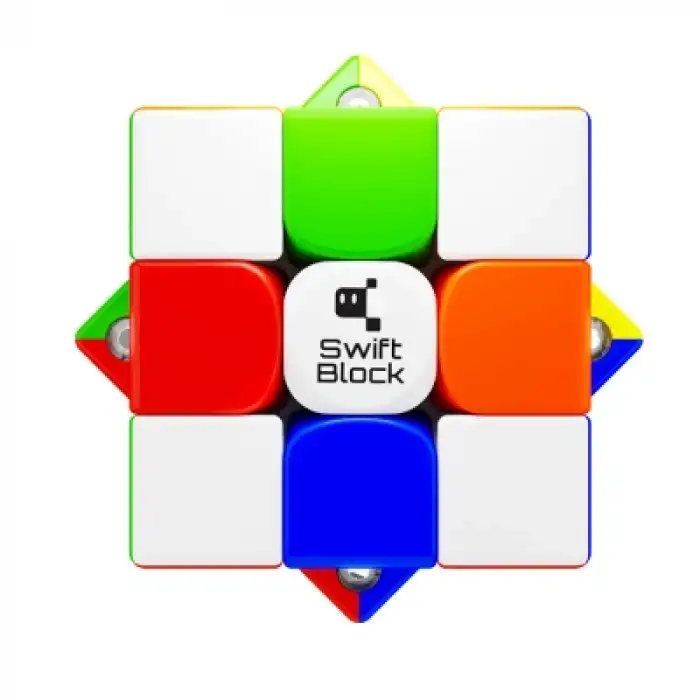 Swift Block 355S 3x3 M Stickerless -Gan Cube MG Magnetic 3X3 Cube-Hangsell - Manyetik Küp -Zeka Kübü