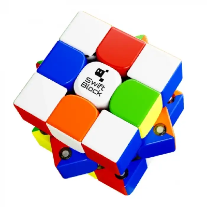 Swift Block 355S 3x3 M Stickerless -Gan Cube MG Magnetic 3X3 Cube-Hangsell - Manyetik Küp -Zeka Kübü
