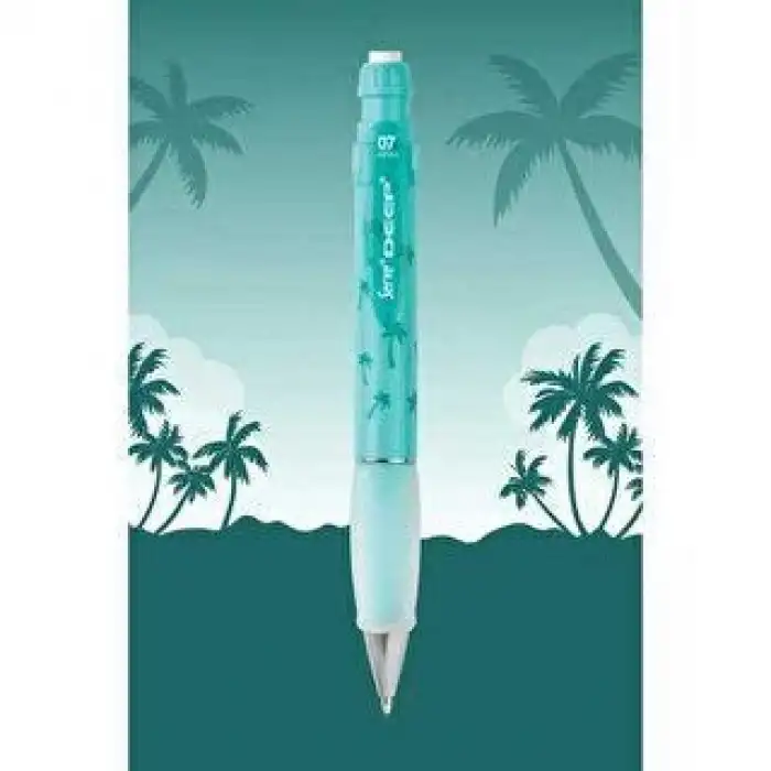 Serve Deep 0.7 Versatil Kalem Doğa Teması - Nane Yeşili Palmiye Baskı