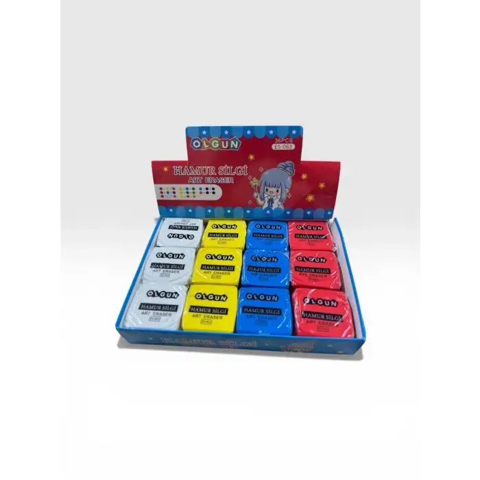 Olgun Hamur Silgi - Karışık Renk (1- Adet)