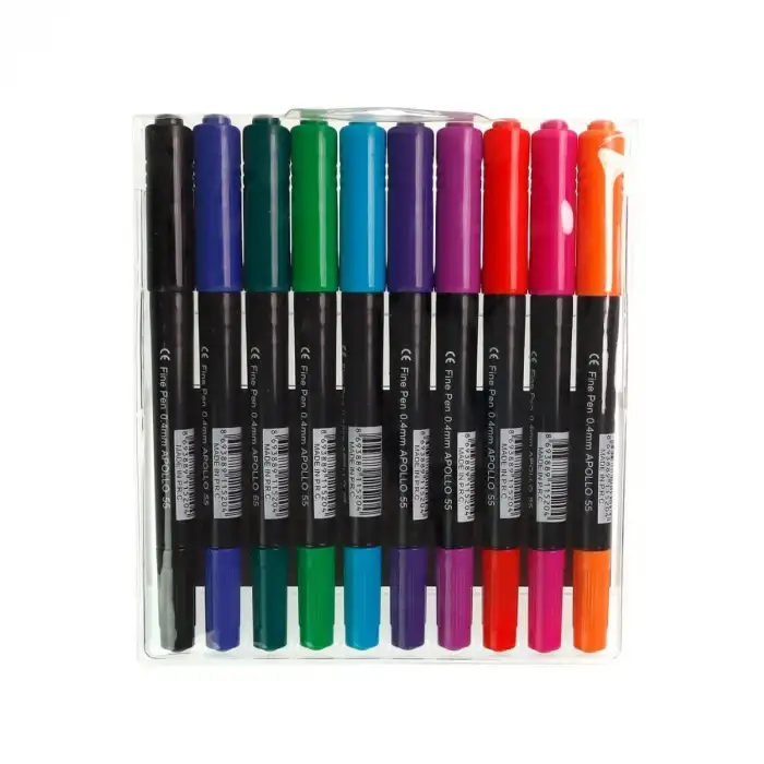 MASİS FINELINER APOLLO 55 ÇİFT UÇLU 10 LU