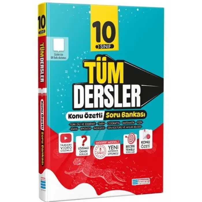 EVRENSEL İLETİŞİM - 10.SINIF TÜM DERSLER SORU BANKASI MAARİF MODEL
