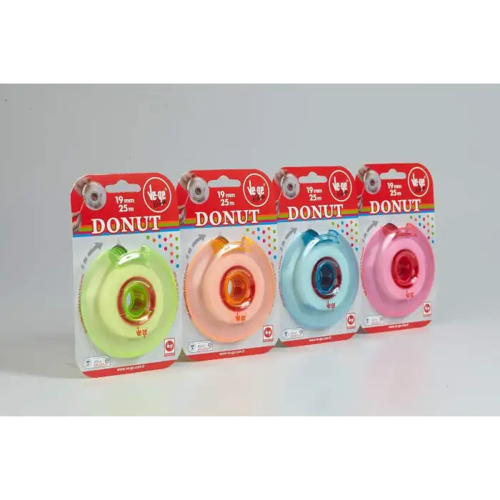 Vege Görünmez Bant Kesicili Soft Donut Blisterli 19x25 (1 Adet)