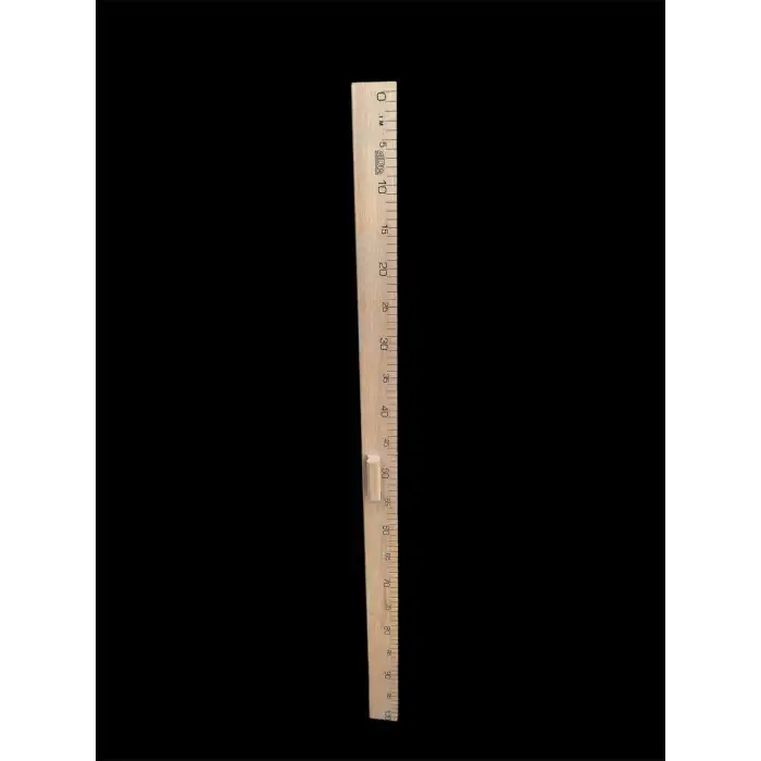 ADA Ahşap Cetvel Tutma Yerli 100 CM Tahta Büro Cetvel (Tutmalı) (1 adet)