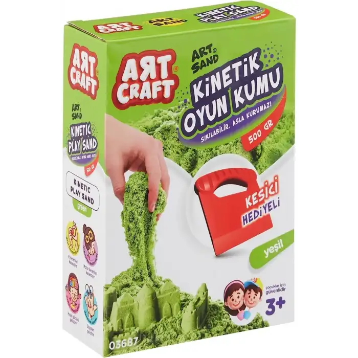 Art Craft Yeşil Kinetik Oyun Kumu