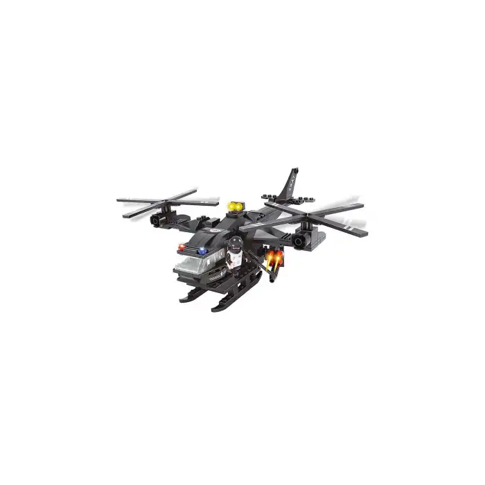 SWAT POLİS HELİKOPTER LEGO SET BRICKS 288 PRÇ  0131-23508