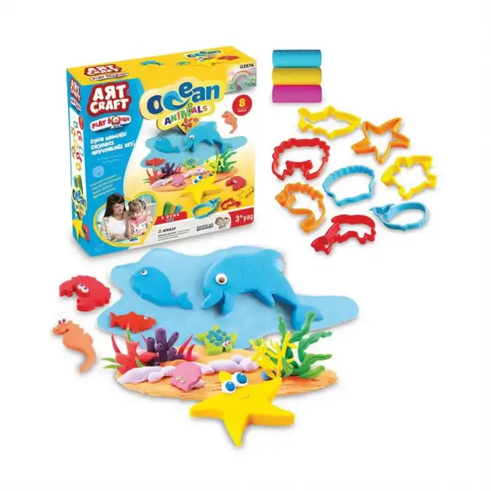 ART CRAFT OKYANUS HAYVANLARI OYUN HAMURU SETİ