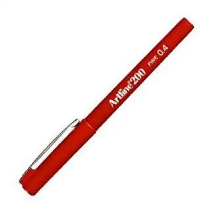 ARTLINE FİNE LİNER 200 KALEM 0,4 mm DARK RED