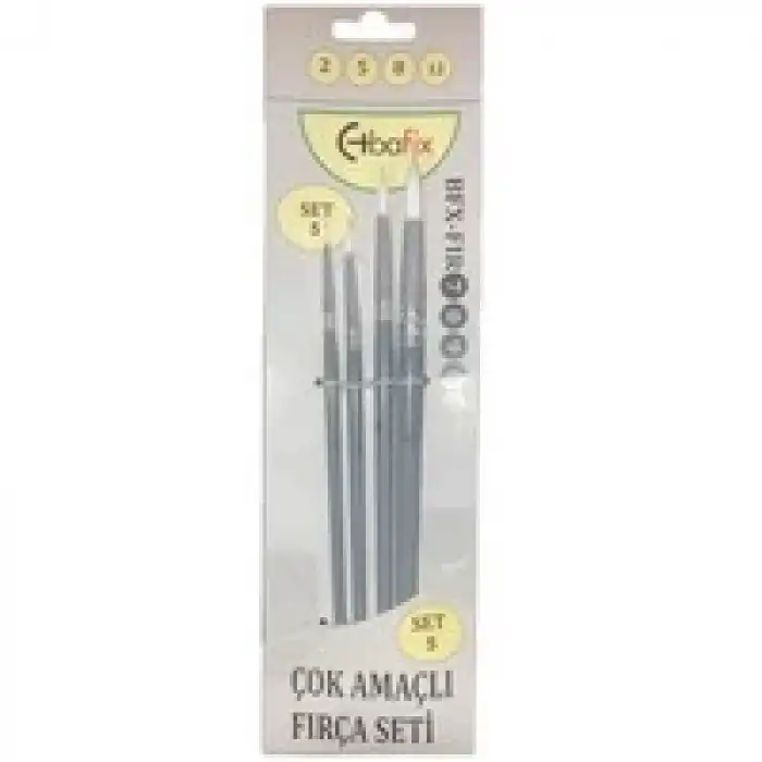 Bafix Fırça Seti Çok Amaçlı Artist 4 LÜ (2-5-8-12) Set-5 70905