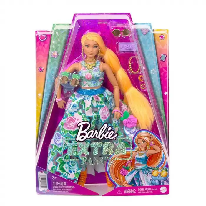 Barbie Extra Fancy - Çiçekli Kostümlü Bebek