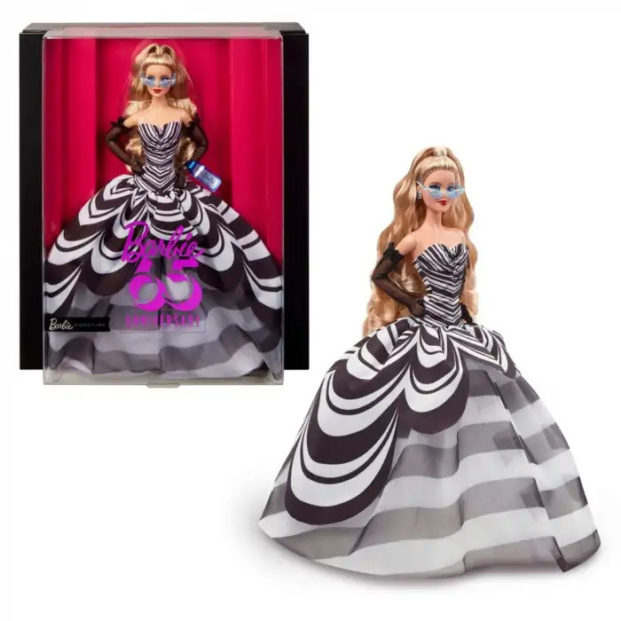 Barbie Mavi Safir 65. Yıl Dönümü Bebeği HRM58