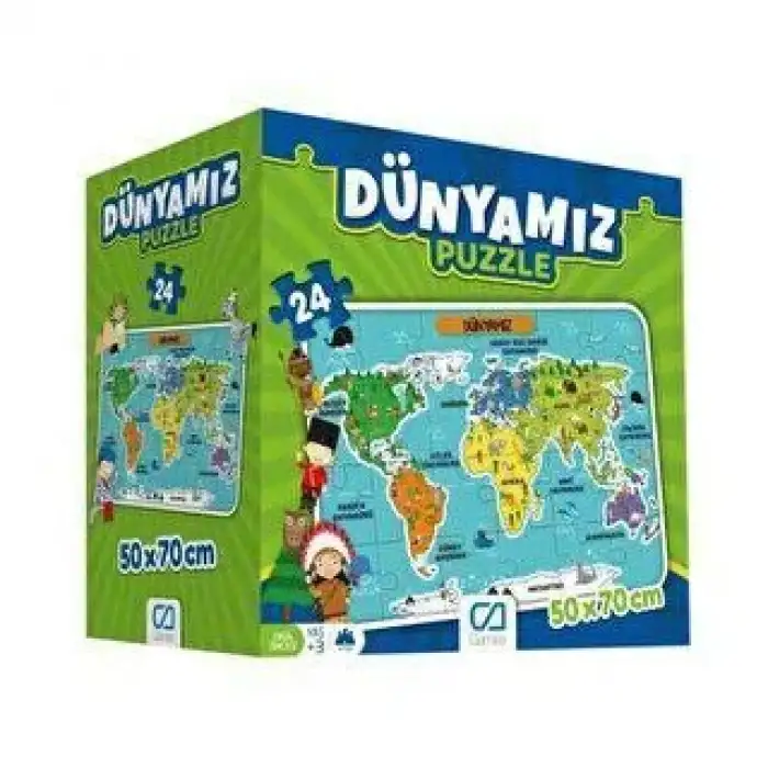 Ca Games Dünyamız Puzzle 24 Parça - 68X48 CM - 3+