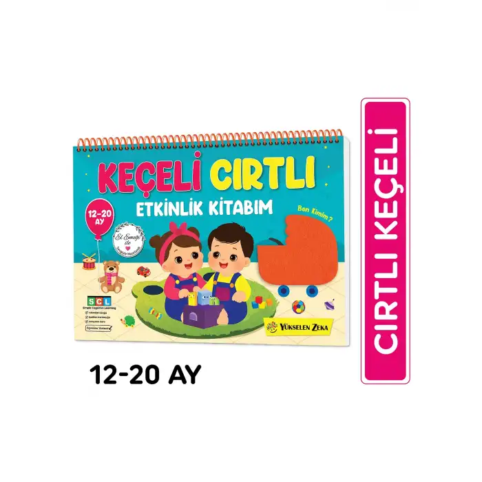 Cırtlı Keçeli Etkinlik Kitabım 12-20 Ay