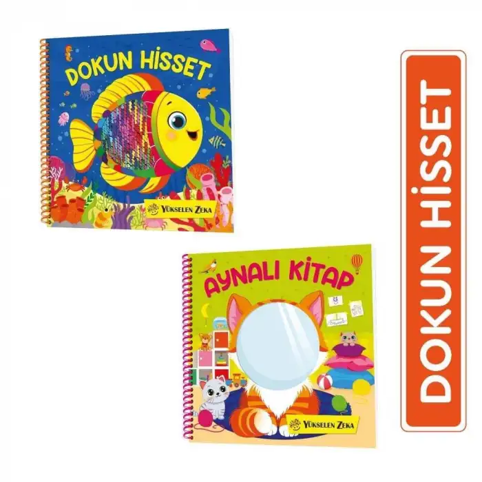 Aynalı Kitap - Dokun Hisset -  2li Set