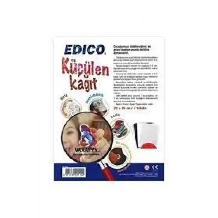 Edico Küçülen Kağıt 2li Paket Siyah