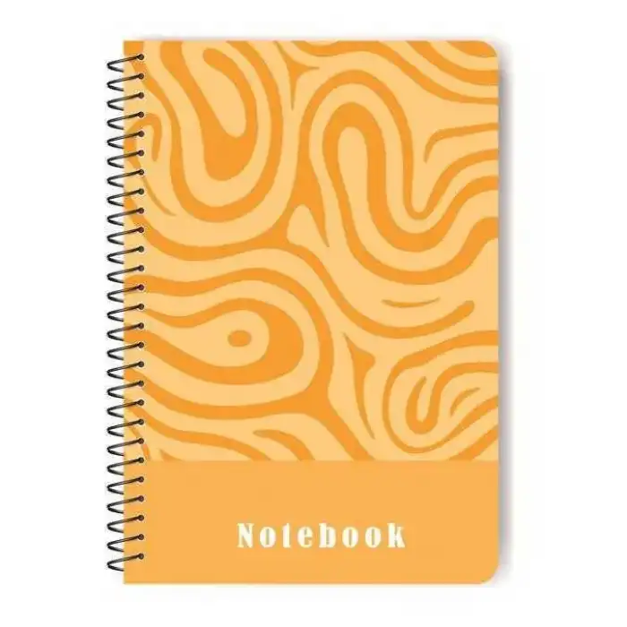 ELMA SERT KAPAK KARELİ DEFTER - SPİRALLİ 17X24