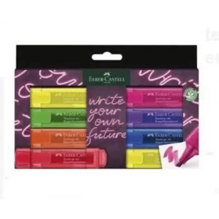 FABER CASTELL FOSFORLU 46 ŞEFFAF 8 RENK