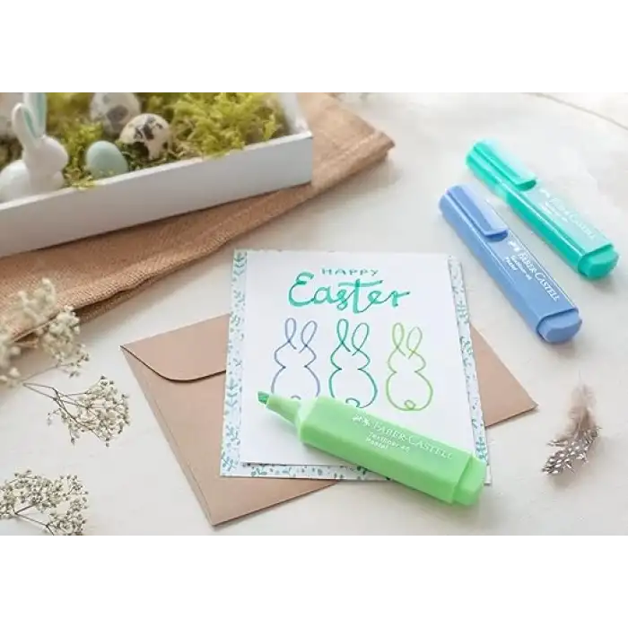 Faber-Castell Textliner 8li Pastel Fosforlu Kalem