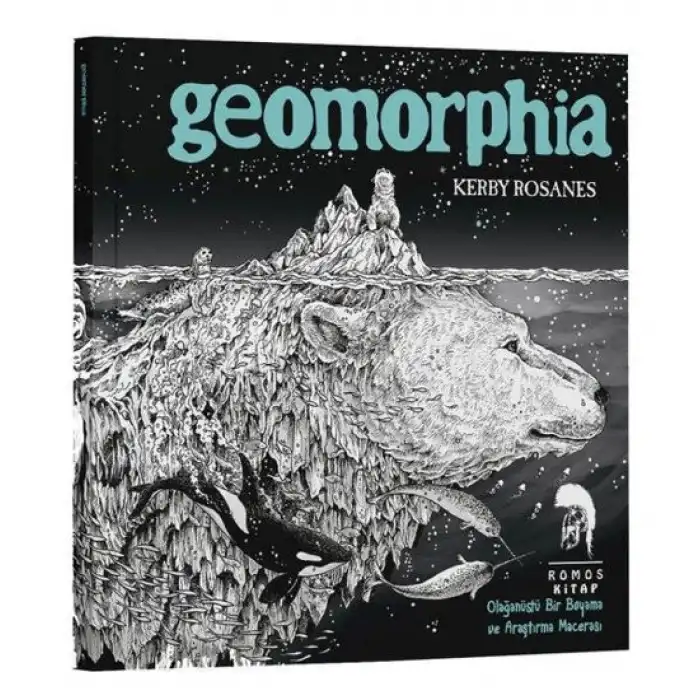 Geomorphia - Yetişkinler İçin Boyama Kitabı