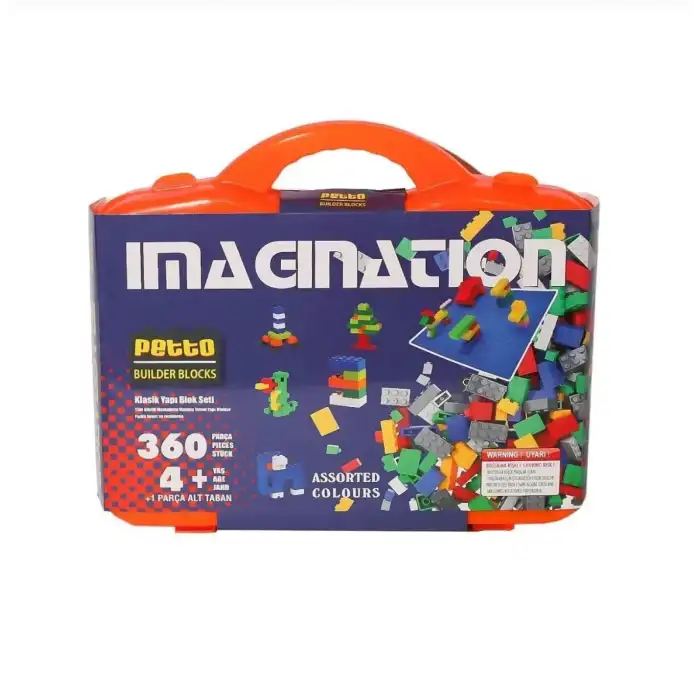 GEPETTOYS PBB480-1 PETTO BLOCKS ÇANTALI 360 PCS