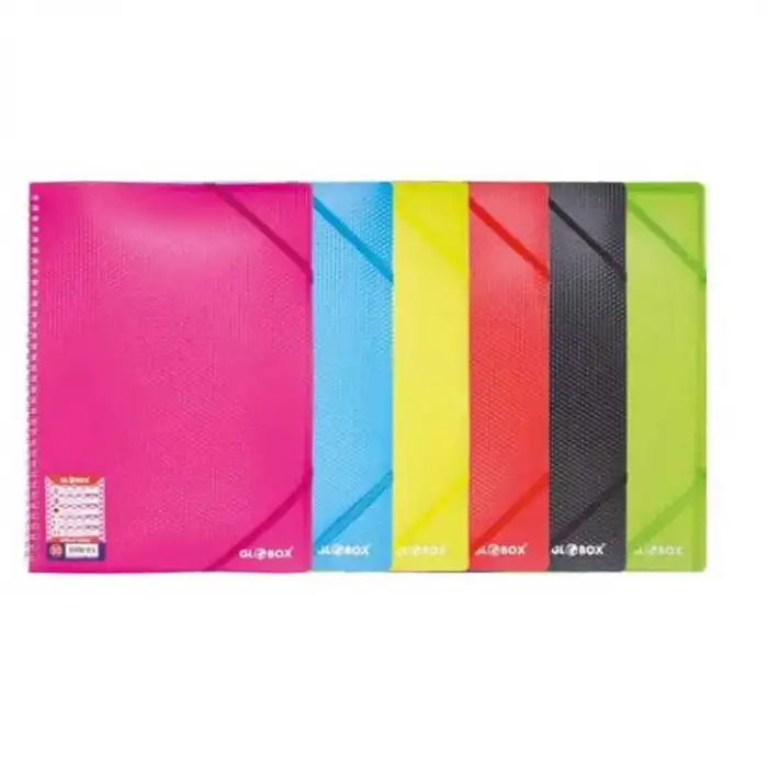 GLOBOX SPİRALLİ SUNUM DOSYASI 30 SAYFA (Pembe)