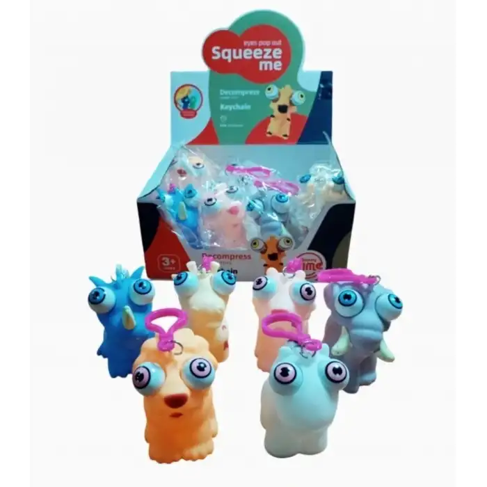 Gözlü  Anahtarlık - Squzee Me -Asorti