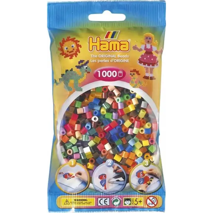 Hama Boncuk Midi 1.000’lik poşet - 43 Renk (HA207-68)