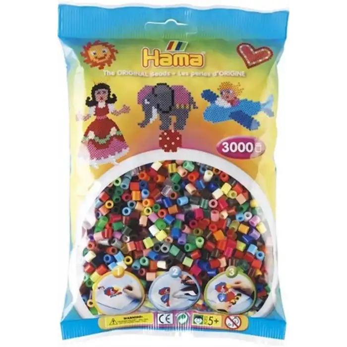 Hama Boncuk Midi 3.000lik Poşet - 58 Renk (HA201-68)