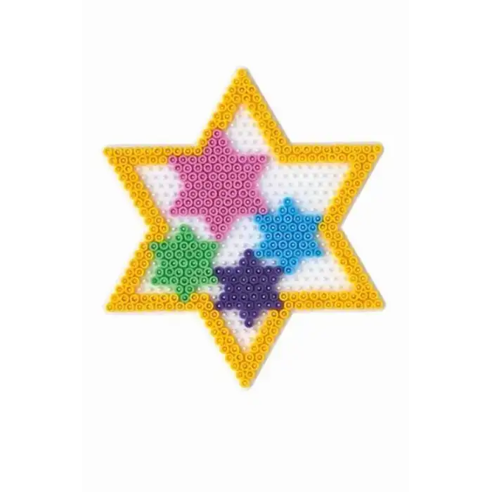Hama Boncuk Midi Tabla - Büyük Yıldız Şeffaf (HA269)