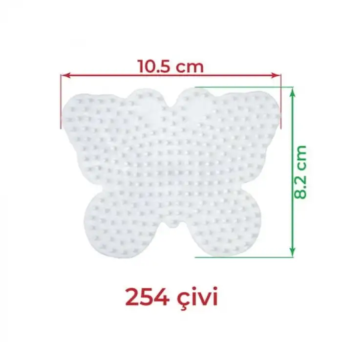 Hama Boncuk Midi Tabla - Kelebek (HA298)