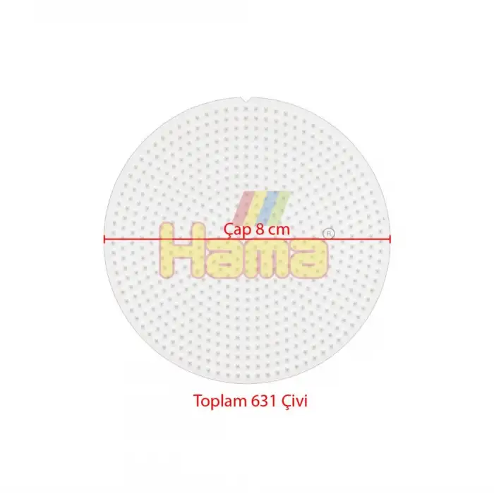 Hama Boncuk MİNİ Tabla Yuvarlak 595