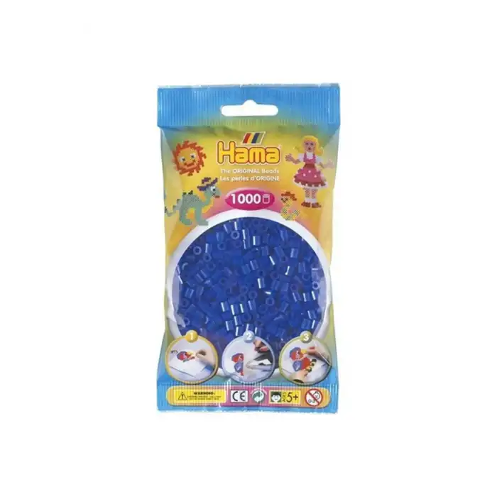 Hama Midi Boncuk 1.000lik - Neon Mavi