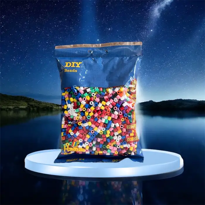 Hama Midi Boncuk Kreatif Set - 1 (Karışık Boncuk, Tablalar ve Cımbız)