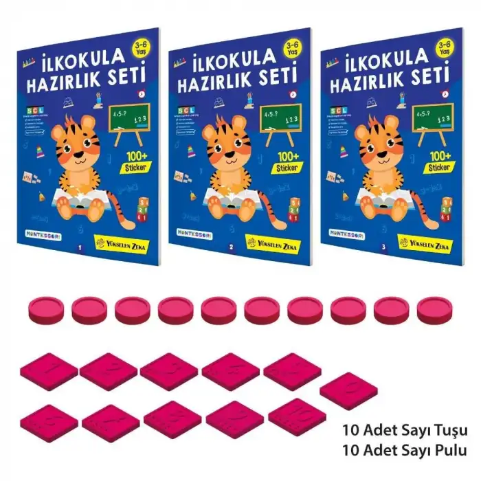 İlkokula Hazırlık Seti  3-6 Yaş