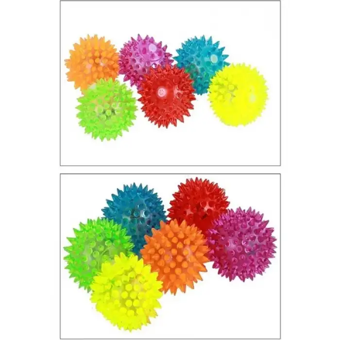 Kirpi Dikenli Işıklı Top