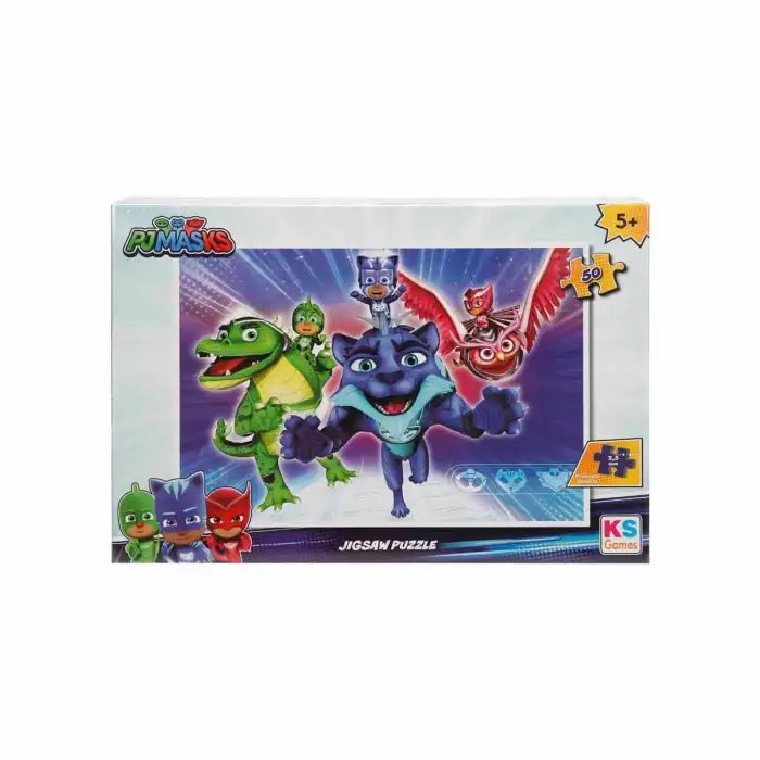 Ks Games - 50 Parça Puzzle: PJMasks