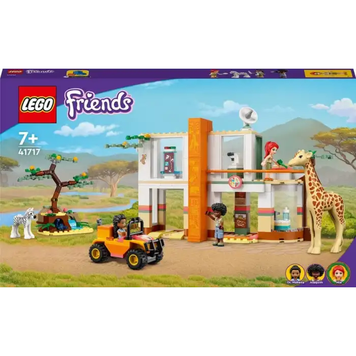 Lego Friends Mia’nın Vahşi Hayvan Kurtarma Merkezi 41717 -7 Yaş ve Üzeri İçin Yapım Seti(430 Parça) Mias Wilddlife Rescue 41717