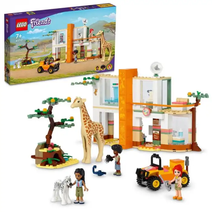Lego Friends Mia’nın Vahşi Hayvan Kurtarma Merkezi 41717 -7 Yaş ve Üzeri İçin Yapım Seti(430 Parça) Mias Wilddlife Rescue 41717