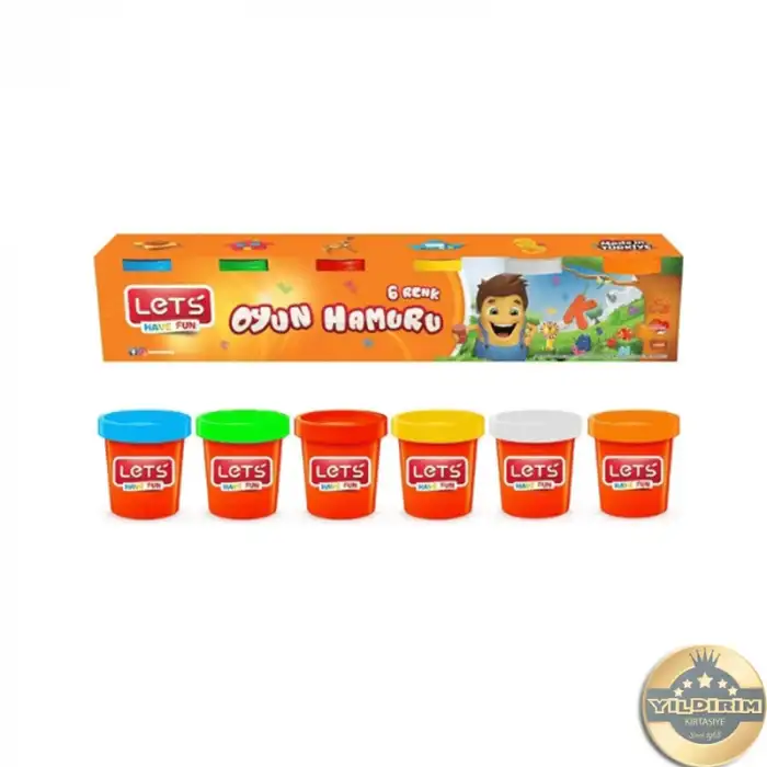 Lets Oyun Hamuru 6 Renk 690 GR L8450