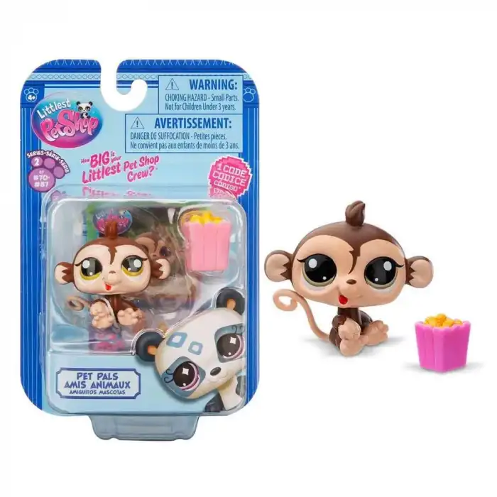 Littlest Pet Shop Minişler Tekli Figür Maymun G7 #85