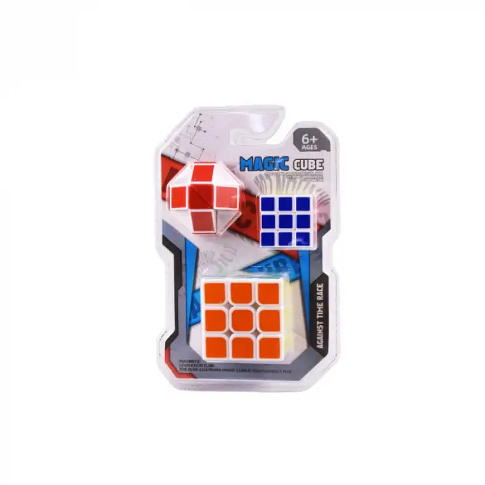 Magic Cube - Zeka Küpü 3 Lü - 3 Farklı Model Birarada - 6+