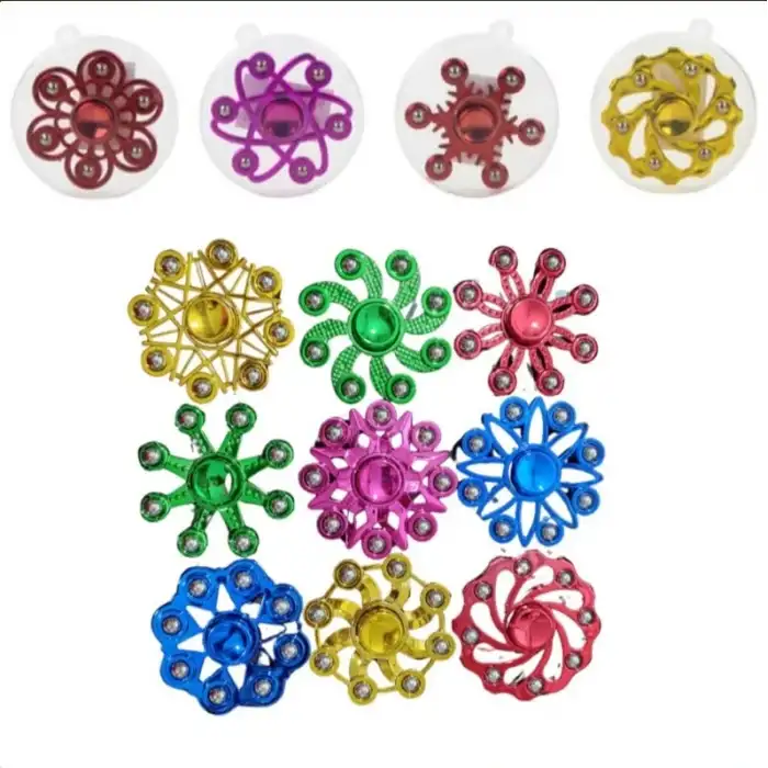 Metalik Stres Çarkı (Kutuda) Asorti (Karışık Renk- Stokdan gönderilecektir.)