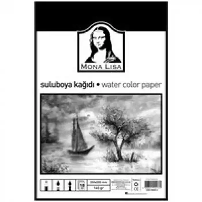 Mona Lisa Sulu Boya Kağıdı 35x50 160 GR (1 Adet)