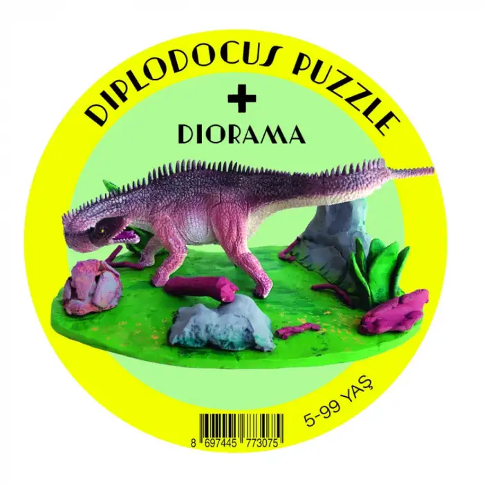 Mucit Kafası Diplodocus Puzzle Diorama